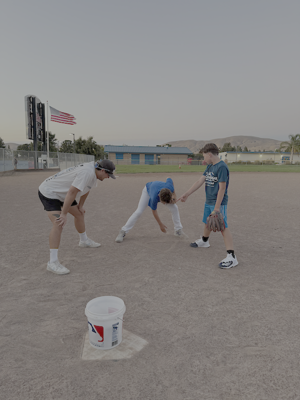 Players during practice